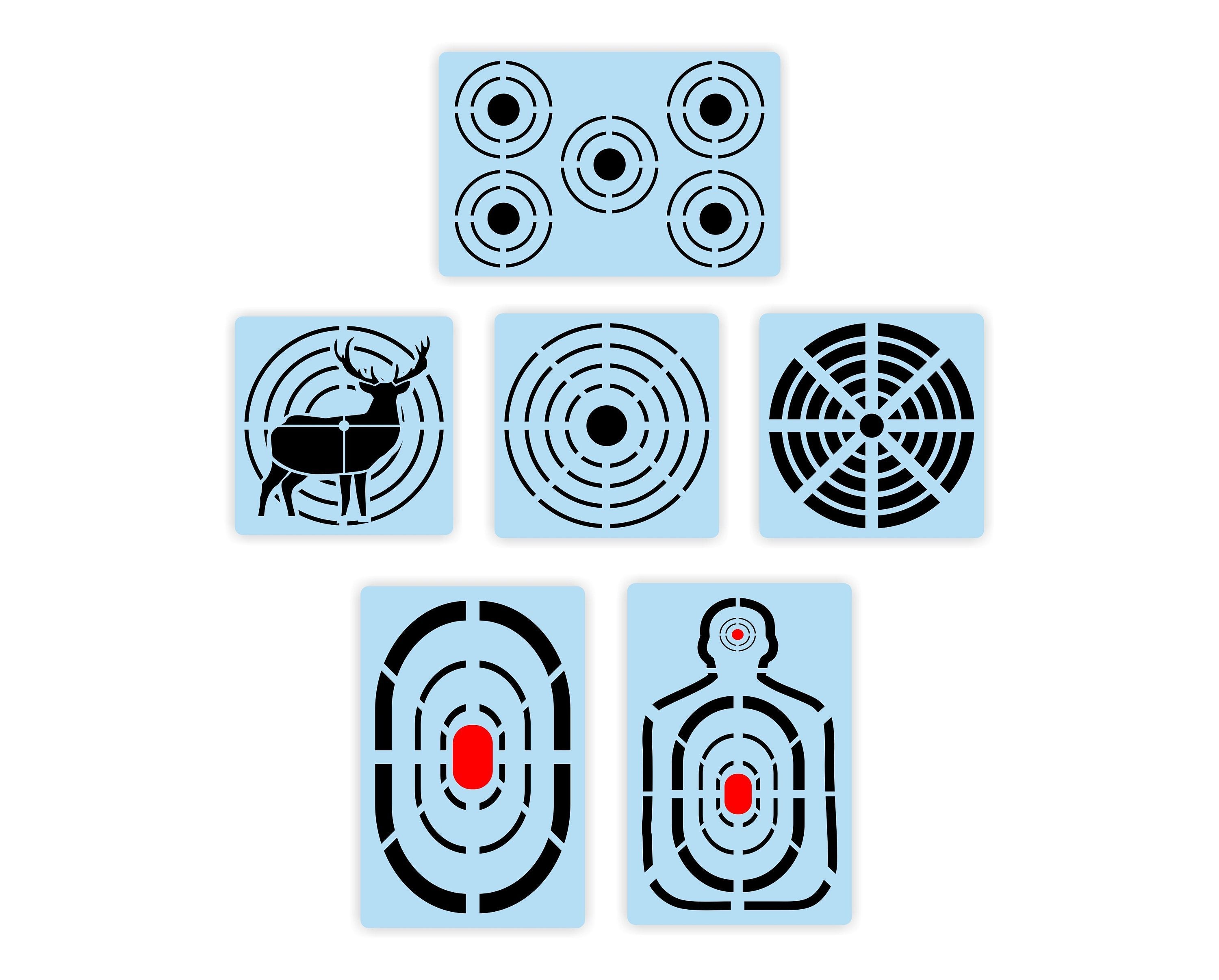 Shooting Targets Super Bundle Tracing Stencils and Design for Sign ...