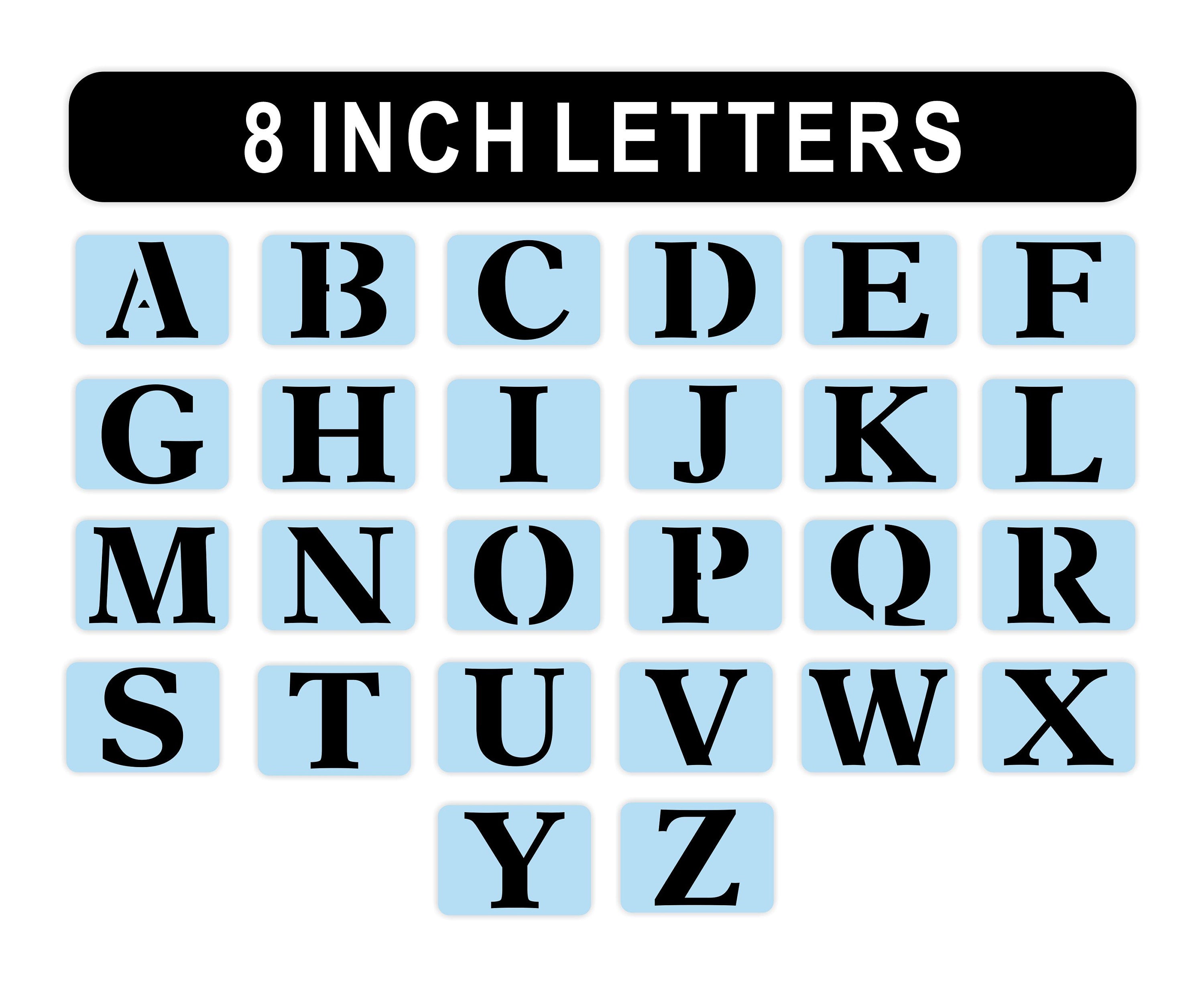 Stencil Letters To Print Alphabet Stencils Calligraphy Letters 10